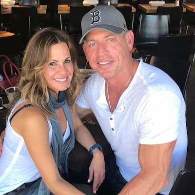 Catherine Mooty and her husband Troy Aikman Photos