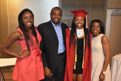 Peter Ogwumike and His Daughters Photos